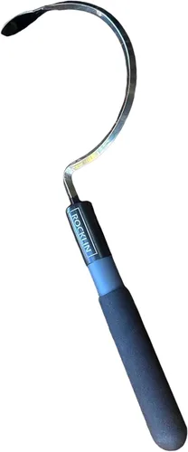 Cobra Hook Cultivator - Herramienta de mano de jardín de alta resistencia con hoja de acero inoxidable para deshierbe, excavación y aflojamiento del