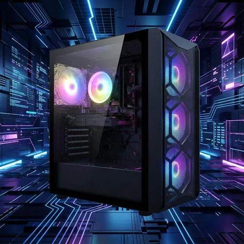 Miniatura 4 de STGAubron Computadora de escritorio para videojuegos, Intel Core i7 8ª generación hasta 4.1G, GeForce RTX 3050 6G, 16G DDR4, 512G SSD, WiFi 6, BT