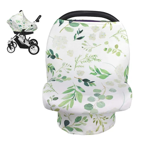 Miniatura 9 de Cubierta para lactancia, bufanda para lactancia, fundas para asiento de automóvil para bebés, toldo para asiento de automóvil para bebé, elástica