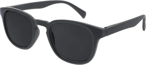Miniatura 6 de OPULIZE POP Gafas de lectura y gafas de sol de lectura para mujeres y hombres, redondas retro, negro mate suave, azul, gris, gris sol +3.50