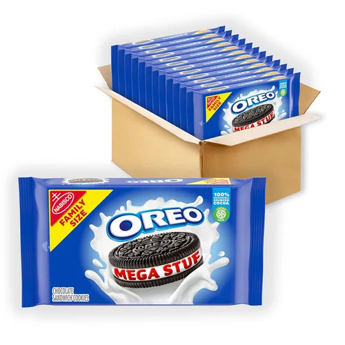Miniatura 21 de Oreo Piezas de galletas medianas, chocolate, 2.5 libras (paquete de 4)
