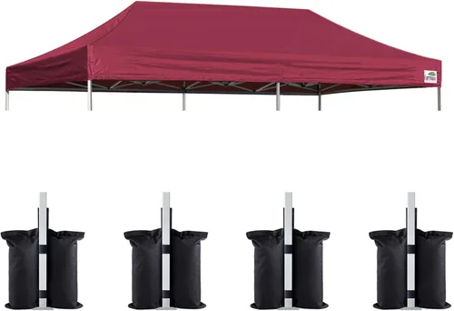 Miniatura 67 de Eurmax USA toldo desplegable de repuesto, cubierta superior para tienda de campaña, armado instantáneo, solo la cubierta superior, 4 bolsas