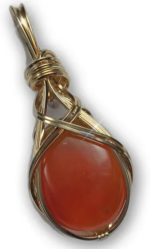 Miniatura 21 de Colgante de cristal de cuarzo rosa de 14 quilates, calidad AAA relleno de oro, varita de corazón, reiki Energy Romance, con elegante caja de regalo