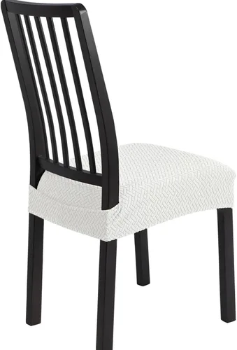 Miniatura 59 de SearchI Juego de 6 Fundas de Asiento para Sillas de Comedor Elásticas, Fundas de Asiento Suave Extraíbles y Lavables para Sillas de Comedor, Flor