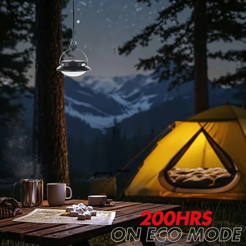 Miniatura 3 de Gen 2 Pro 3000LM UFO Linterna de Camping Recargable, Luz Portátil para Tienda de Campaña, 200h de Duración, Impermeable para Camping, Toldo