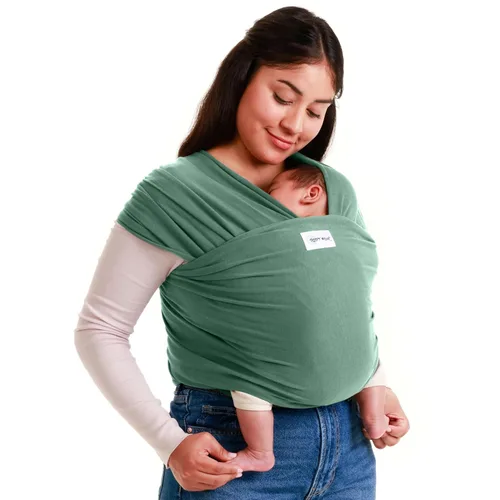 Miniatura 9 de Sleepy Wrap Pañuelo elástico ergonómico para bebé portabebés para recién nacidos a niños pequeños - Pañuelo para bebé ligero manos libres 7-35