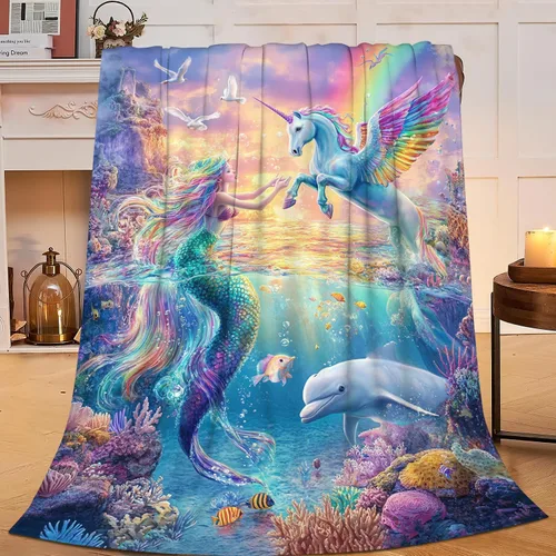 Miniatura 32 de Manta de bandera estadounidense y águila, regalos para niñas, niños, manta de vellón de águila calva, suave, cálida, mullida, patriótica