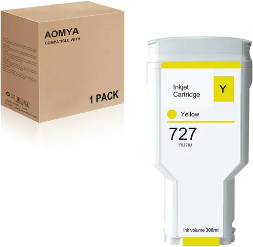 Miniatura 5 de Aomya 6 cartuchos de tinta compatibles 727 de 10.1 fl oz C1Q12A F9J79A F9J76A F9J77A F9J78A F9J80A para impresoras DesignJet T920 T930 T1500 T1530