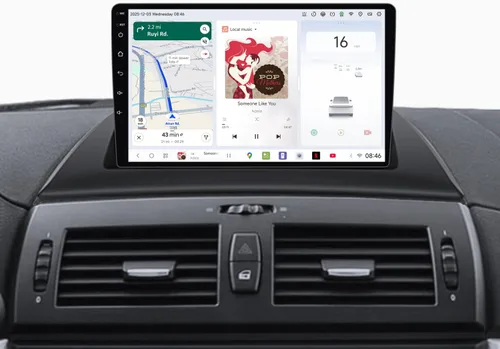 Miniatura 10 de Radio estéreo para BMW X3 E83 2004-2012 unidad principal con Carplay y Android Auto 8-Core 2+32G 9 pulgadas pantalla táctil