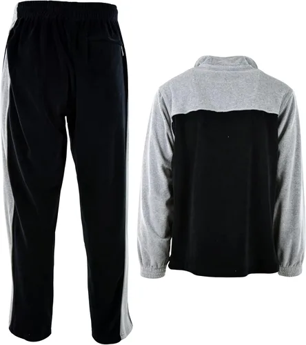 Miniatura 5 de ChoiceApparel Chándal de terciopelo para hombre con bolsillos con cremallera