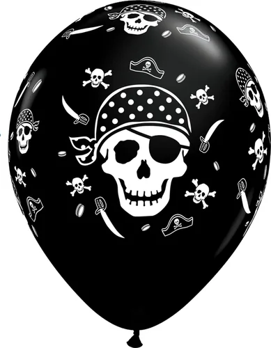 Miniatura 6 de Suministros para fiesta de cumpleaños de 4 años de pirata, decoraciones de ramo de globos