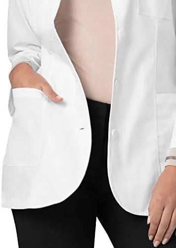 Miniatura 2 de Adar - Abrigos de laboratorio universales para mujer, corte princesa, 30 pulgadas, abrigo de laboratorio