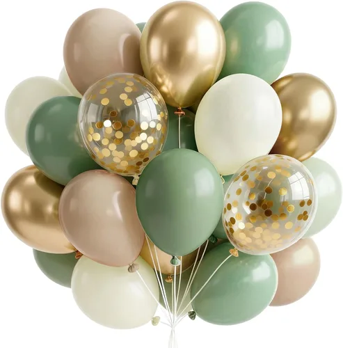 Miniatura 8 de PartyWoo Globos negros y dorados, 66 globos de 12 pulgadas color negro mate cromado metálico dorado para graduación, baby shower, cumpleaños, Año