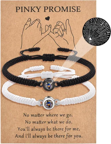 Pulseras PZXHRY para pareja, mejores amigos, madre e hija, amistad, pulsera a juego para él, ella, mejor amiga, mamá, hija, cumpleaños, Navidad,