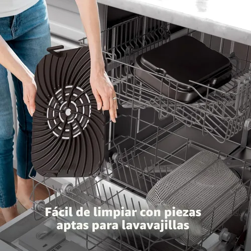Miniatura 10 de Parrilla de interior Ninja DG551 Foodi Smart XL 6 en 1 con freír al aire, asar, hornear, rostizar y deshidratar, termómetro inteligente Foodi Smart