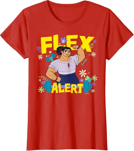 Miniatura 69 de Disney Encanto Luisa Madrigal Flex Alert Camiseta, Negro
