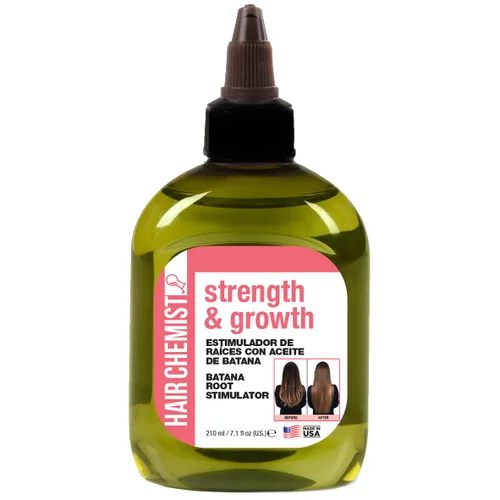 Hair Chemist Strength & Growth - Estimulador de raíz de batana, 7.1 onzas, tratamiento capilar con aceite de batana, revitaliza y nutre el cabello