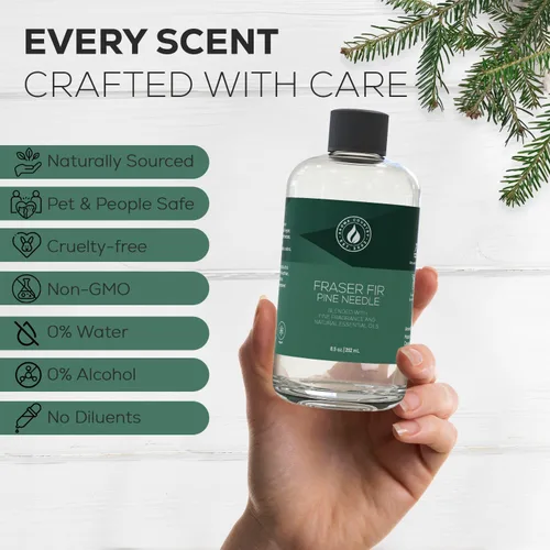 Miniatura 4 de Aroma Country Aceite Difusor de Árbol de Navidad Fraser Fir - Aceites Esenciales de Lujo para Recarga de Difusor y Ambientador en Aerosol