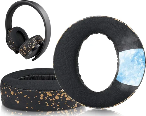 Miniatura 10 de SOULWIT Almohadillas de repuesto para auriculares Sony New Gold Wireless PlayStation PS4 (versión 2018), almohadillas con espuma de alta densidad
