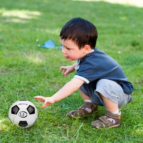 Miniatura 7 de Wisdom Leaves Mini pelota de fútbol para niños/niños pequeños, pelotas de fútbol de tamaño 1.5, pelota de juguete para juegos en interiores