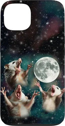 Miniatura 7 de Three Possum Moon 3 Opossum Funny Weird Cursed Meme Case para iPhone 17