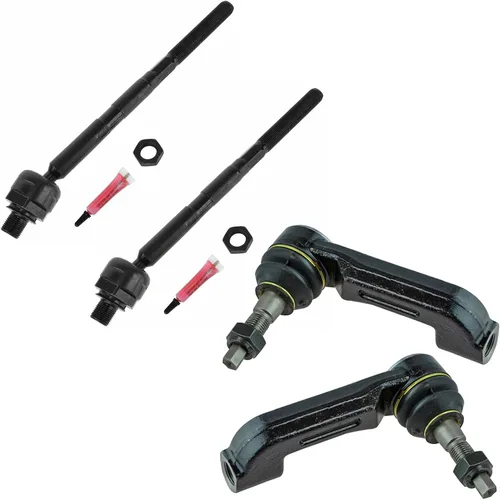 Miniatura 129 de TRQ Juego de barras de acoplamiento delanteras interiores y exteriores de 4 piezas compatible con Jeep Cherokee 1991-2001 y Comanche 91-92