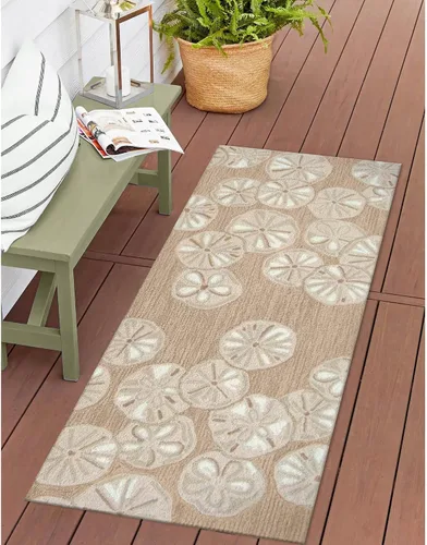 Miniatura 23 de Liora Manne CAPR5163633 - Alfombra costera para interiores y exteriores, color azul marino, 2 pies x 5 pies Cuerdas Navy