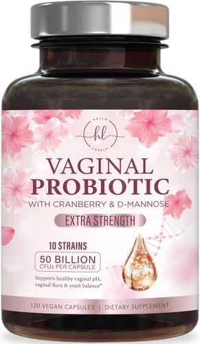 Probióticos vaginales para mujeres – Apoya suavemente la salud femenina, el equilibrio del pH, el olor saludable y la flora vaginal – 50 mil