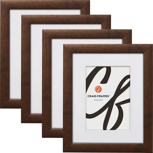 Miniatura 13 de Craig Frames Portarretratos contemporáneo, de 5 x 7 pulgadas, color negro mate para mostrar una foto de 4 x 6 pulgadas, juego de 4