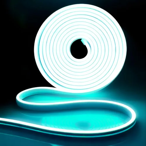 Miniatura 12 de iNextStation RGB Smart IC - Tira de luces LED de neón de 5 V, USB, 16.4 pies 5M, tira de luces de neón flexible, multicolor, IP67, impermeable