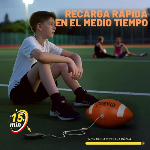 Miniatura 4 de Funvip Balón de fútbol, pelota recargable que brilla en la oscuridad para niños, tamaño 6, fútbol iluminado, ideas de regalo de Pascua, regalos