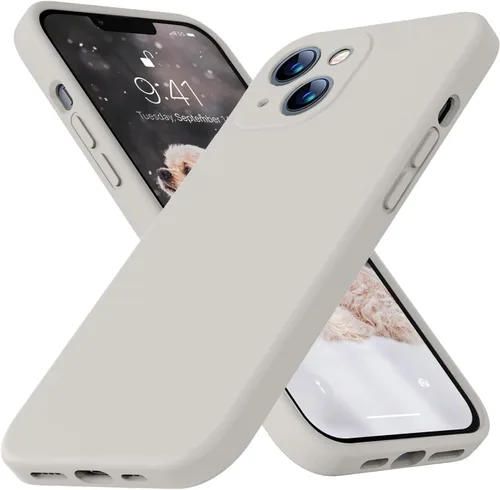 Miniatura 85 de Funda compatible con iPhone 13 de 6.1 pulgadas, de silicona líquida premium [forro de microfibra suave antiarañazos], goma de gel, protección Uva