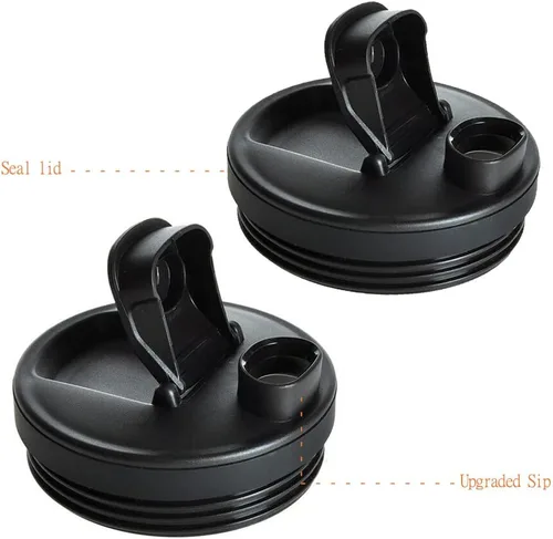 Miniatura 3 de Vasos de repuesto de 24 onzas compatibles con licuadora Ninja Nutri BN401, SS101, BN400, BN800, BN801, SS351, SS151 TWISTi DUO, con tapas mejoradas