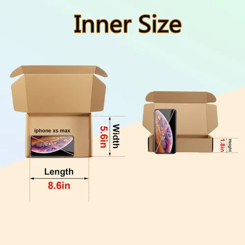 Miniatura 3 de MEBRUDY - Cajas para envío de 9 x 6 x 2 pulgadas, paquete de 25 unidades, caja pequeña de cartón corrugado para envío de literatura por correo Marrón