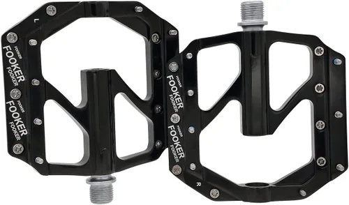 Miniatura 2 de FOOKER Bike Pedals Non-Slip Aluminum Alloy MTB Mountain Bike Pedals 3 Bearing 9/16" for Road BMX MTB Bikes