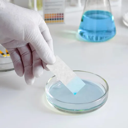 Miniatura 3 de TEHAUX 500 tiras de papel de cromatografía, separación de pigmentos nítidos de 3 x 1 pulgada para experimentos científicos, aula, laboratorio