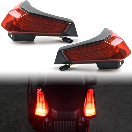 Luces traseras LED para Can-Am Ryker 600 900 y accesorios de rally, lentes rojas, luces traseras de freno y freno traseras de repuesto #710005284,