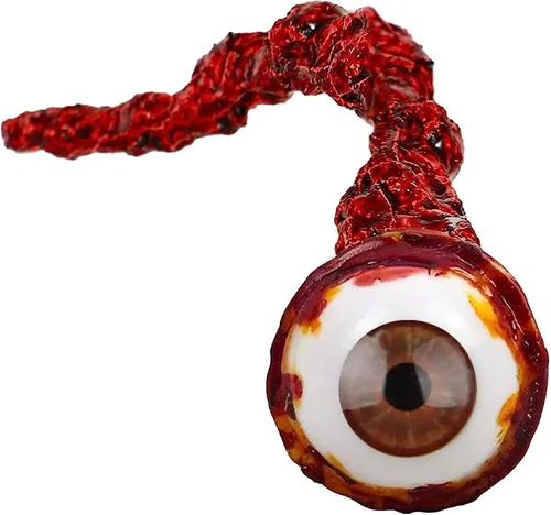 Bimkole Globos oculares de sangre de Halloween realistas, accesorios de globo ocular para decoración de terror, ojo de sangre, globos oculares de