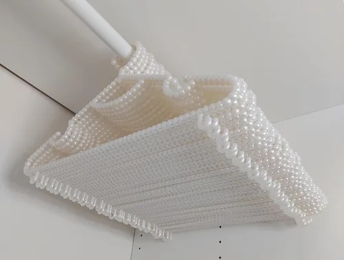Miniatura 4 de Perchas de perlas de plástico resistentes de 10 piezas. Colgador de novia para vestido de novia. Perchas de dama de honor. Percha para camisa