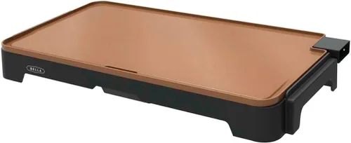 Miniatura 2 de BELLA Paquete de plancha eléctrica XL de cerámica de titanio y waflera belga Haz 15 huevos o panqueques a la vez Revestimiento antiadherente