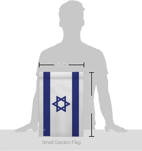 Miniatura 4 de Bandera de Israel Bandera de Israel Decoración de la Habitación Pequeña Decoración de la Tumba Interior Banner de Patio Exterior Casa Colgante