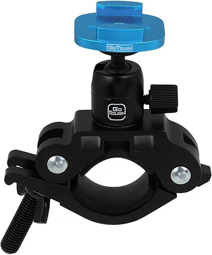 Fotodiox Pro GoTough - Soporte de carreras para jaula antivuelco y barras, horquillas delanteras de motocicleta y manillares, hasta 2.1 pulgadas de