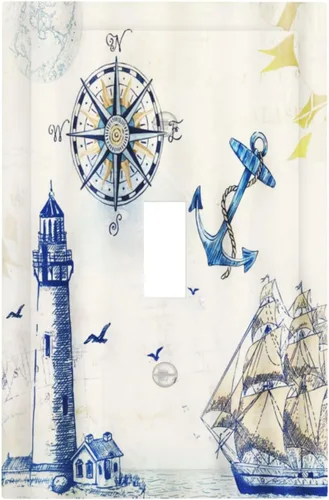 Miniatura 61 de Cubiertas de Interruptor de Luz Artísticas de Cuádruple Palanca con Hojas Tropicales Florales Boho, Flores Bohemias Decorativas Botánicas, Placas