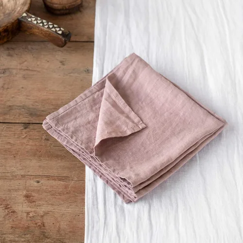 Miniatura 8 de MagicLinen Servilletas de 100 % lino, servilletas de tela de cocina reutilizables para uso diario, juego de 4 servilletas ecológicas para mesa