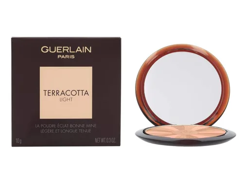 Miniatura 4 de Guerlain Terracotta Light The Healthy Glow Powder 04 Deep Golden para mujeres, 0.3 onzas