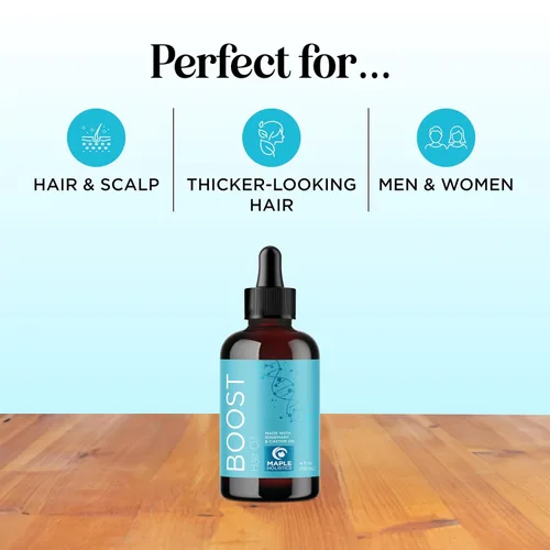 Miniatura 6 de Suero voluminizador de aceite de romero para el cabello, aceite hidratante para el cuero cabelludo y el cabello para hombres y mujeres con infusión