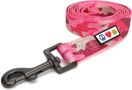 Pawtitas correa para mascotas/cachorro de ft reflectante de perro con collar y arnés de juego que se venden por separado., Rosado (Pink Camo)