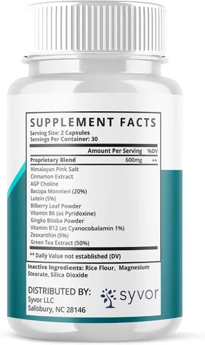 Miniatura 6 de Paquete de 3 cápsulas Nervitales, píldoras oficiales de suplemento nervioso con todos los ingredientes naturales, fórmula avanzada para una salud