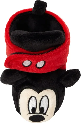 Miniatura 6 de Disney Botines de Mickey Mouse para bebés y niños, calcetines de vellón suave (recién nacidobebé)