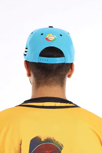 Miniatura 7 de Gorra Snapback con visera plana bordada en 3D PR con bandera de Puerto Rico